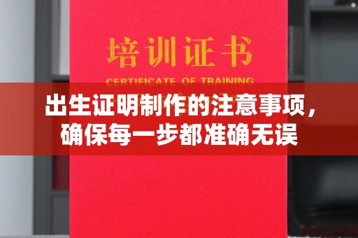 石城出生证明制作的注意事项，确保每一步都准确无误